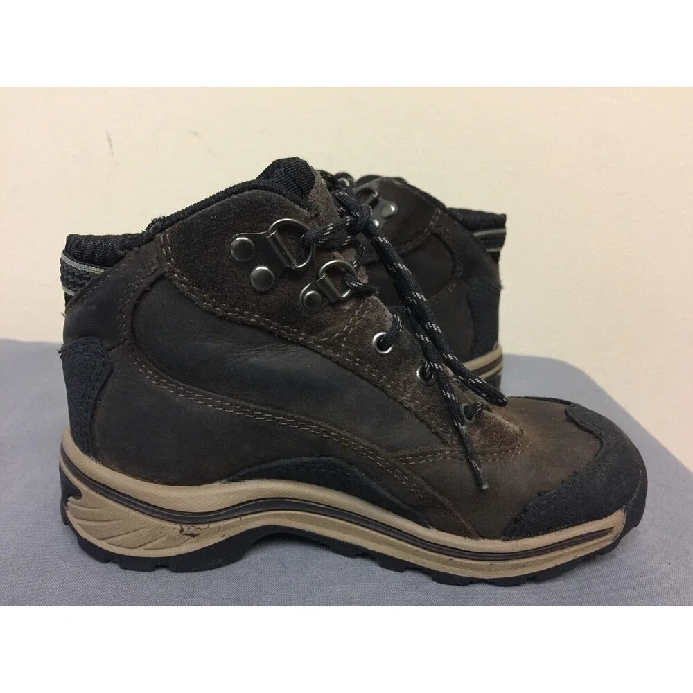 Timberland Pawtuckaway Lace Hiker Toddler,Brown waterproof boots, US SZ 11.5W